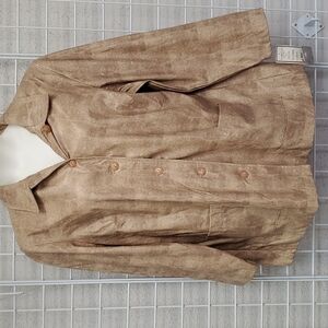 NWT Faux snakeskin blazer sz22W